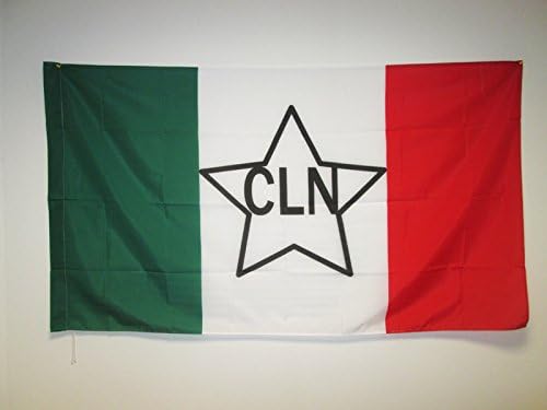 3' x 5' 旗杆 - 意大利 cln 旗帜 90 x 150 厘米